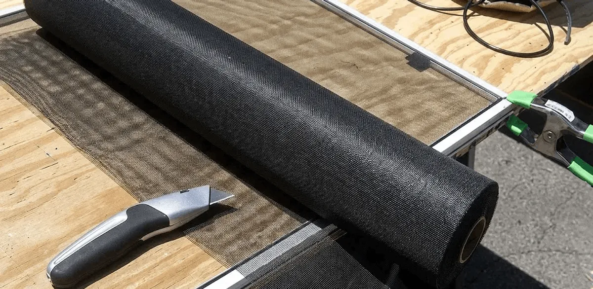 Window screen replacement materials and tools for screen repair in New Orleans, LA